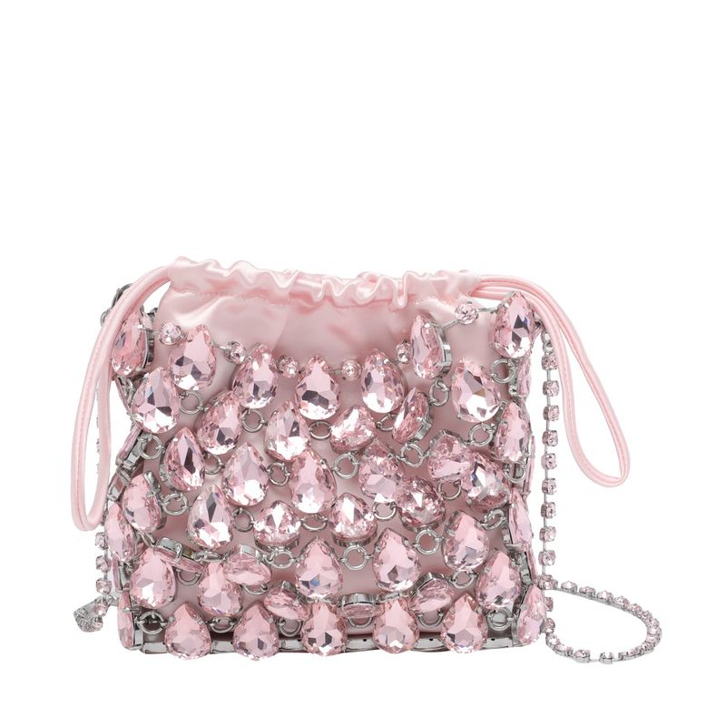 Self Portrait Women Mini Crystal Chainmail Handbag
